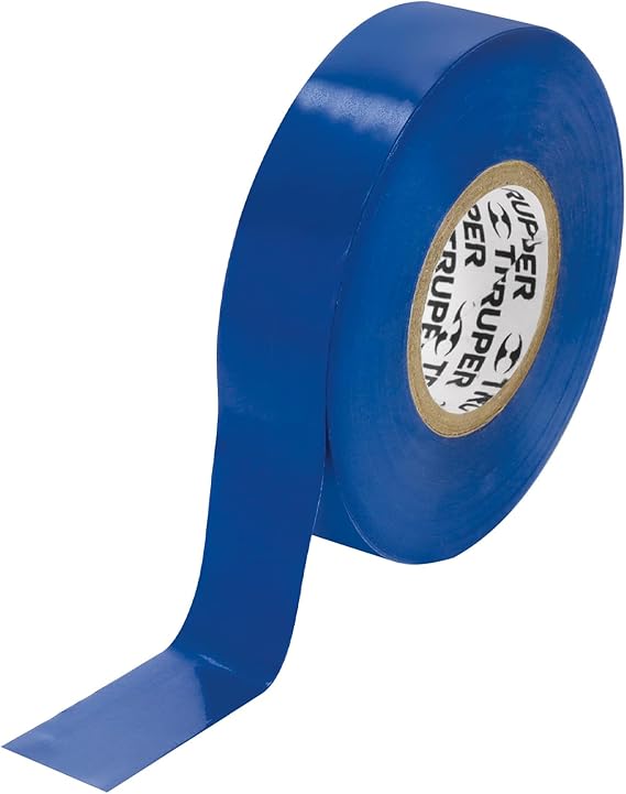 Truper PVC Electrical Tape 3/4-Inch by 60 ft (19mm x 18m)- Available in Various Colours, Black, White, Yellow, Grey, Red, Blue and Green Truper PVC Electrical Tape 3/4-Inch by 60 ft (19mm x 18m)- Available in Various Colours, Black, White, Yellow, Grey, Red, Blue and Green